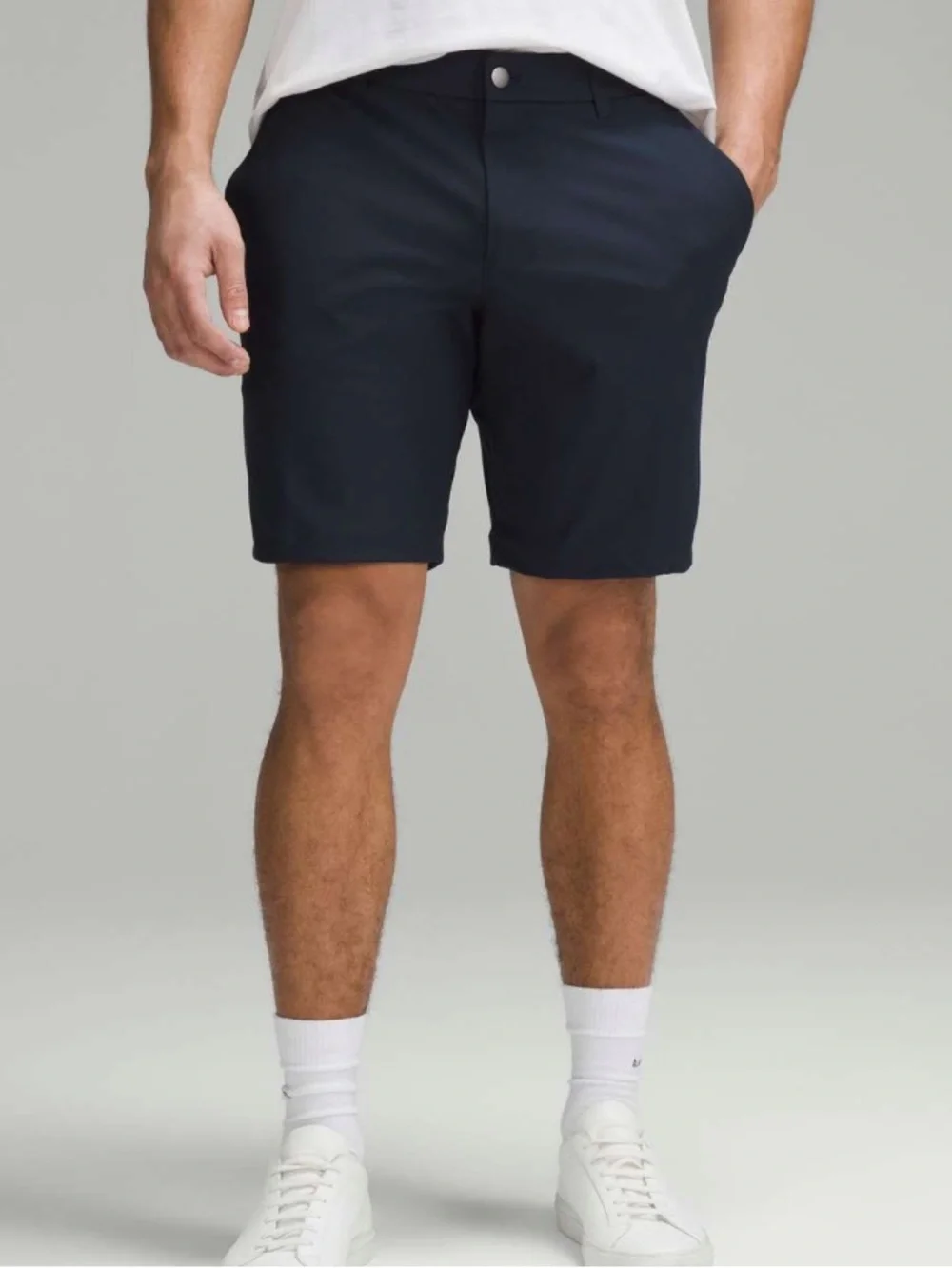 Lululemon Men’s ABC Classic Fit Stretch Shorts 9”Inseam Warpstreme Navy
